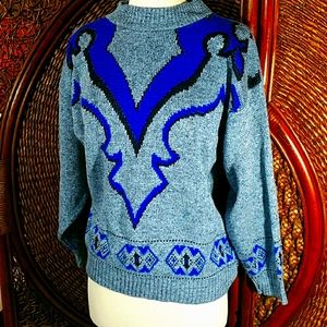 LA VISTA VINTAGE 80'S SWEATER SIZE UNMARKED MED?